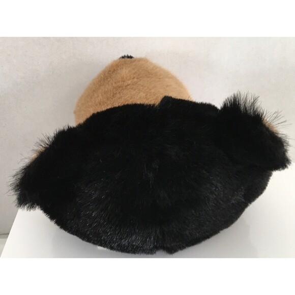 Cascade Bear Face Puppet Brown Black Furry Plush Toy School Play Shows Daycare - Picture 3 of 9